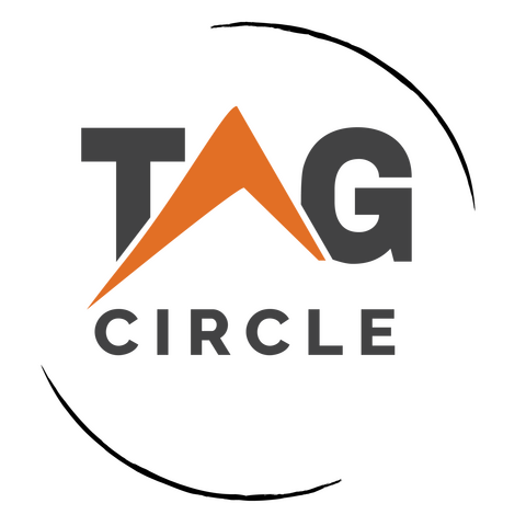 Tag Circle Orange and black logo